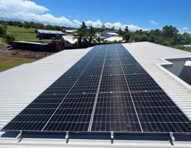 Solar Panels on the Roof of a large house in a rural area — Solar Power Systems in Whitsundays QLD
